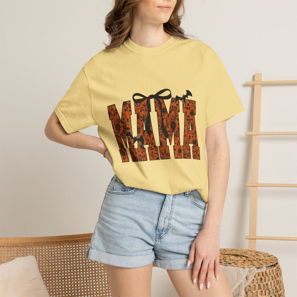 Autumn Floral Mama Halloween Tee