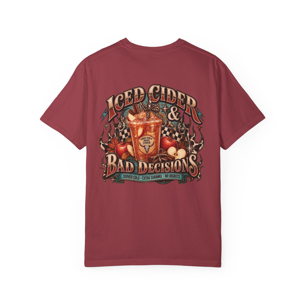 Iced Cider & Bad Decisions Vintage Fall Graphic Tee