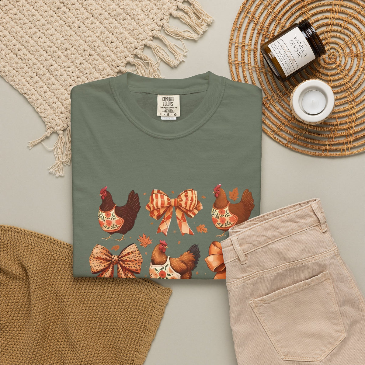 The Hen House Bows Tee 🐓