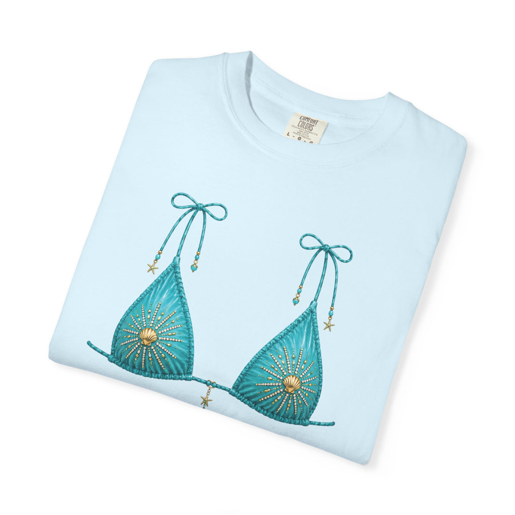 Coastal Cowgirl Bikini Graphic Tee | Comfort Colors 1717 | Beach Vacation Shirt | Summer Graphic Tee