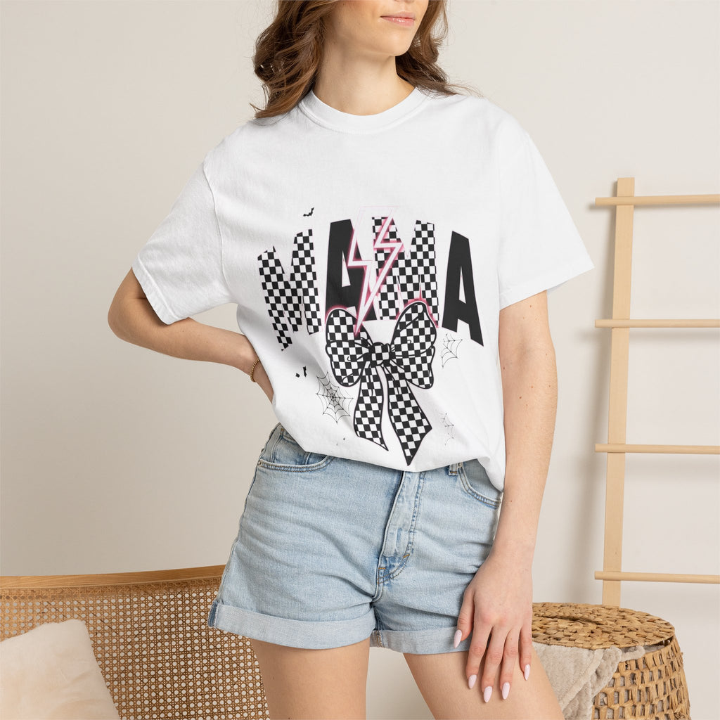 Coquette Checker Mama Halloween Tee