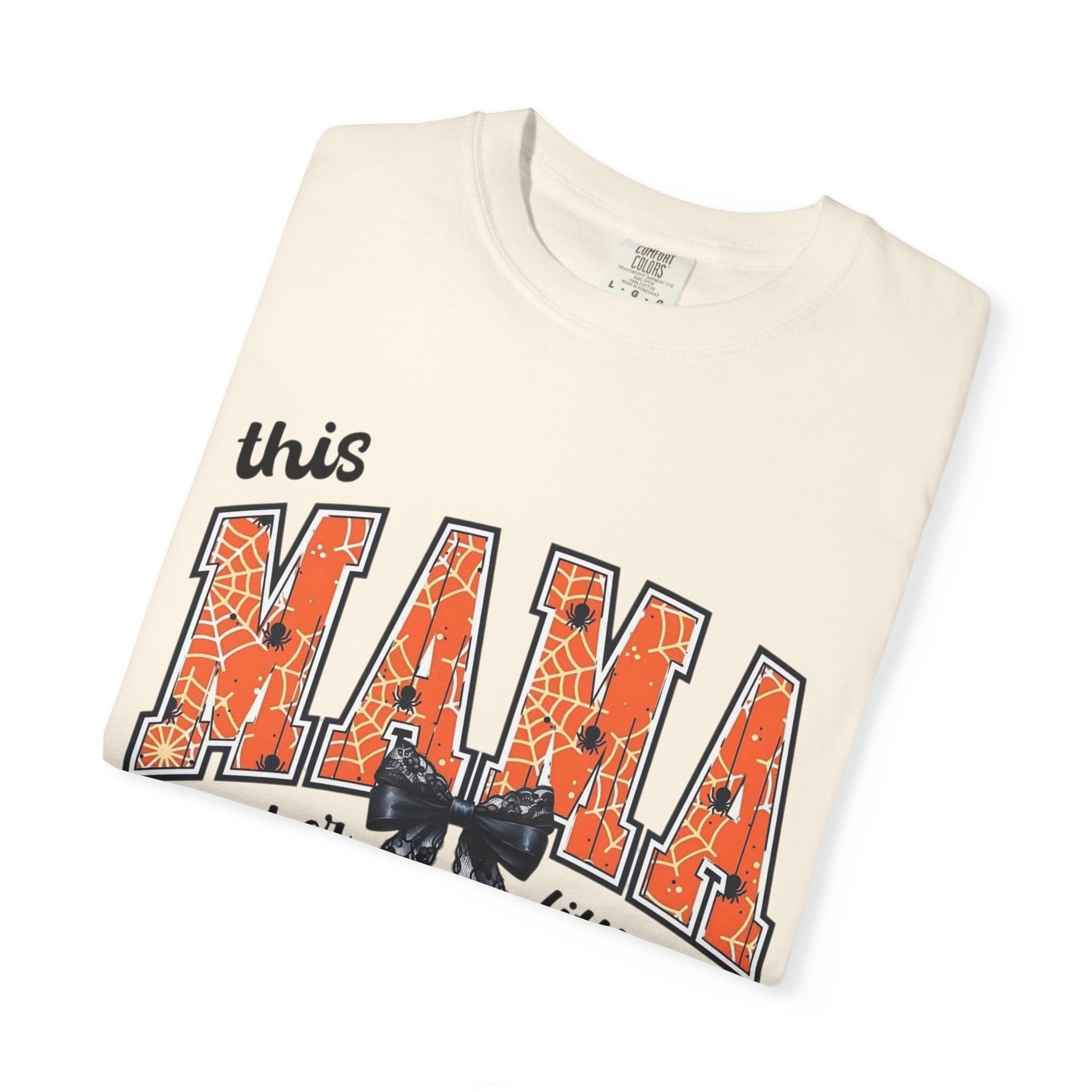 This Mama Loves Her Little Boos Coquette Halloween Tee