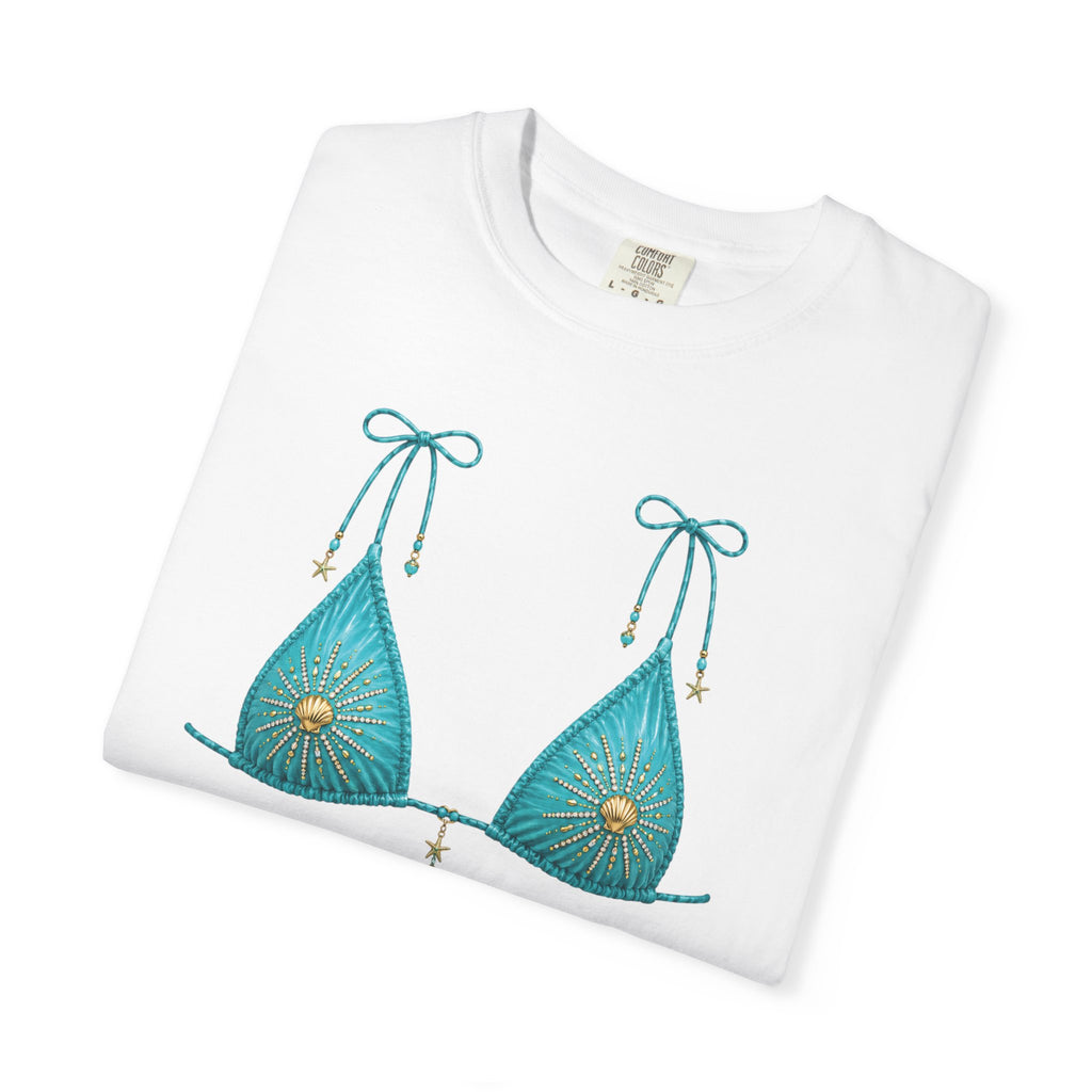 Coastal Cowgirl Bikini Graphic Tee | Comfort Colors 1717 | Beach Vacation Shirt | Summer Graphic Tee
