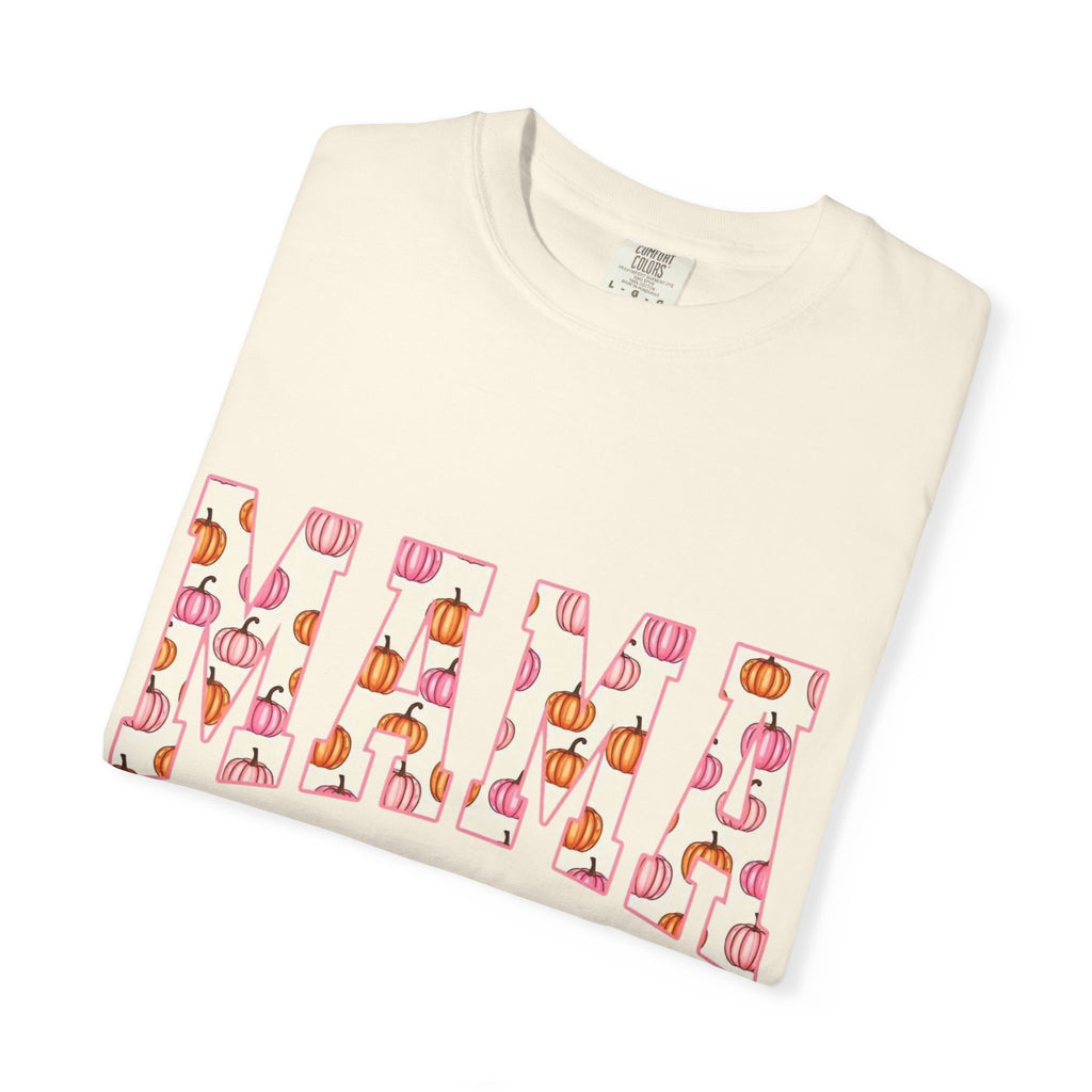 Pink Pumpkin Mama Varsity Tee