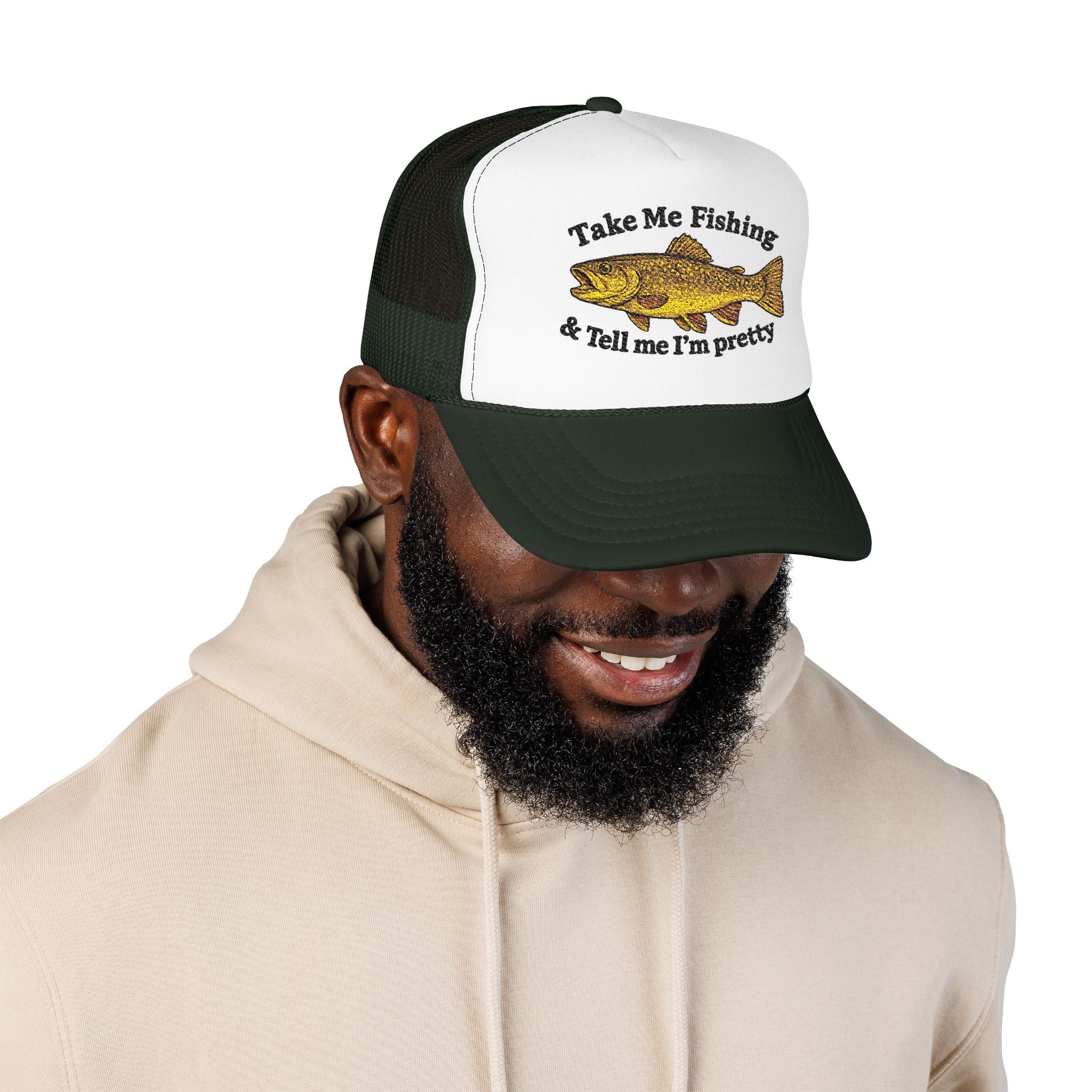 Take Me Fishing & Tell Me I’m Pretty Trucker Hat | Lake Life Foam Hat | Cute Outdoors Snapback
