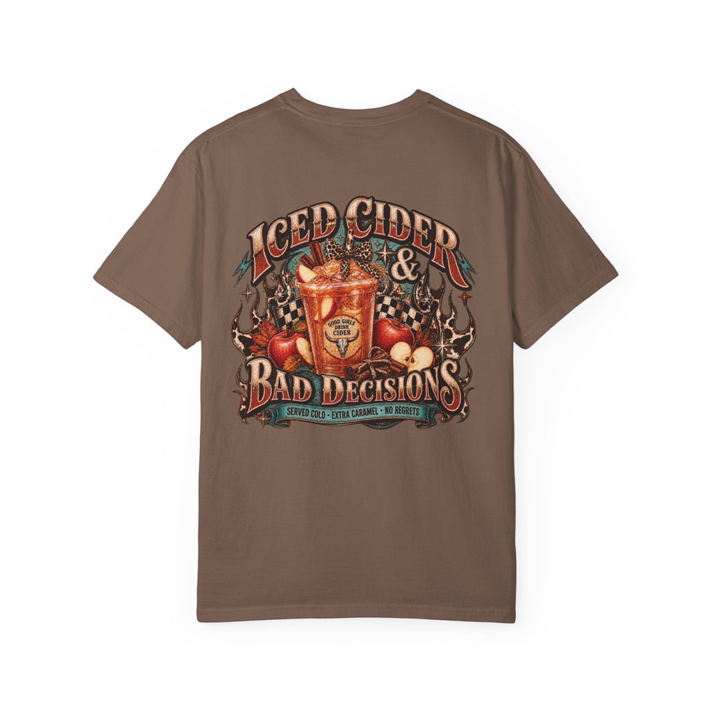 Iced Cider & Bad Decisions Vintage Fall Graphic Tee