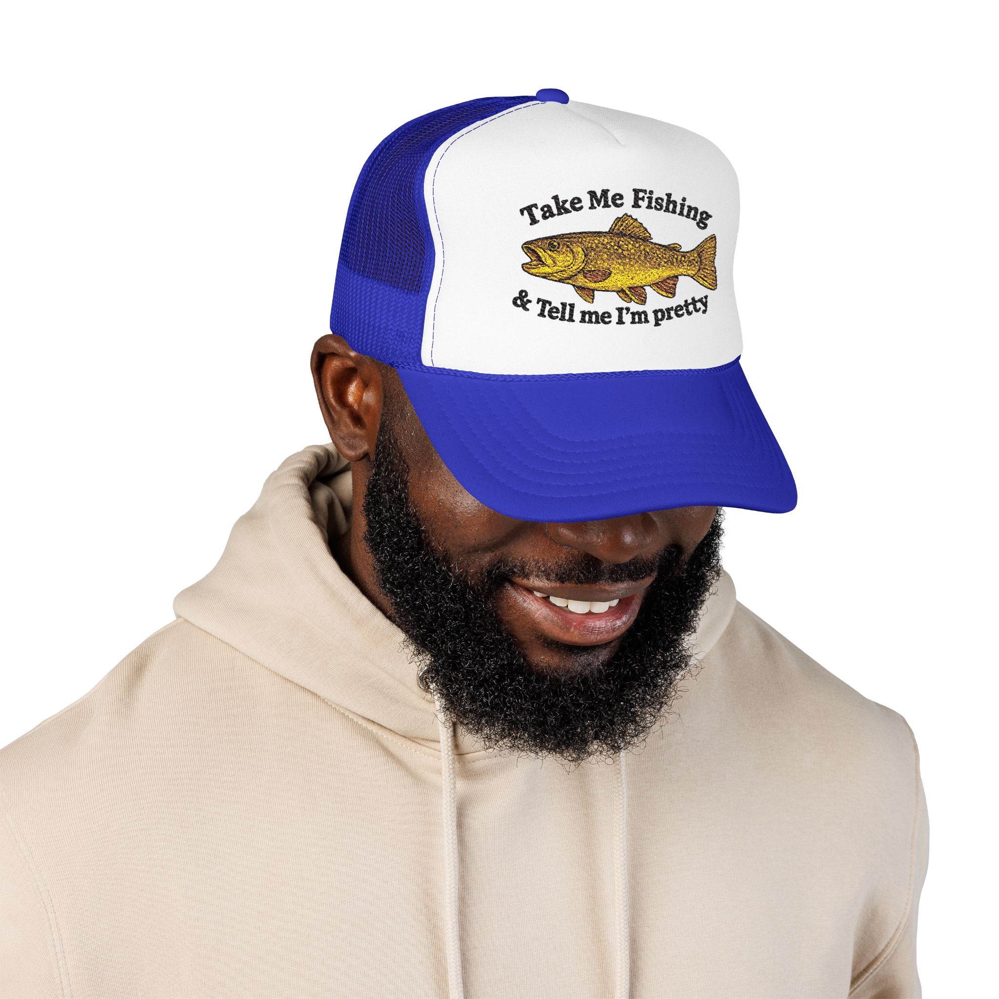 Take Me Fishing & Tell Me I’m Pretty Trucker Hat | Lake Life Foam Hat | Cute Outdoors Snapback