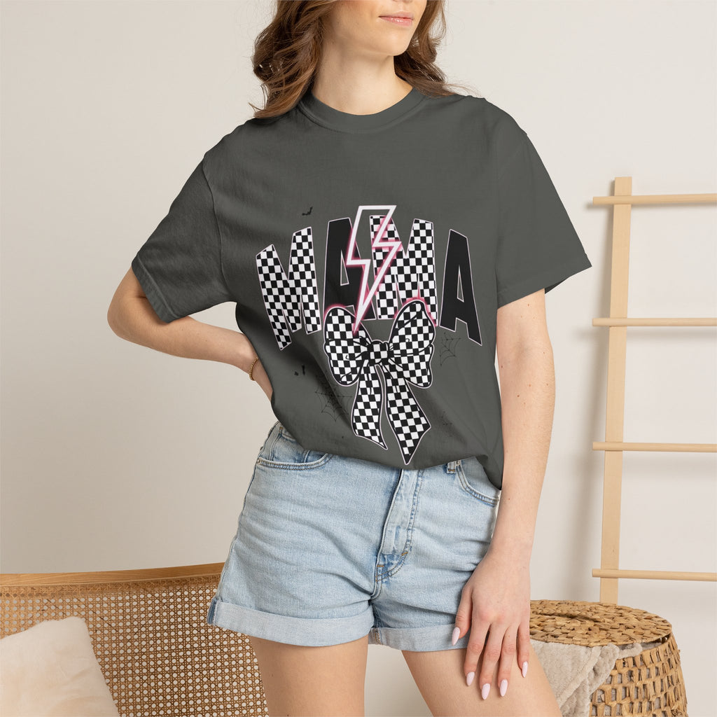 Coquette Checker Mama Halloween Tee