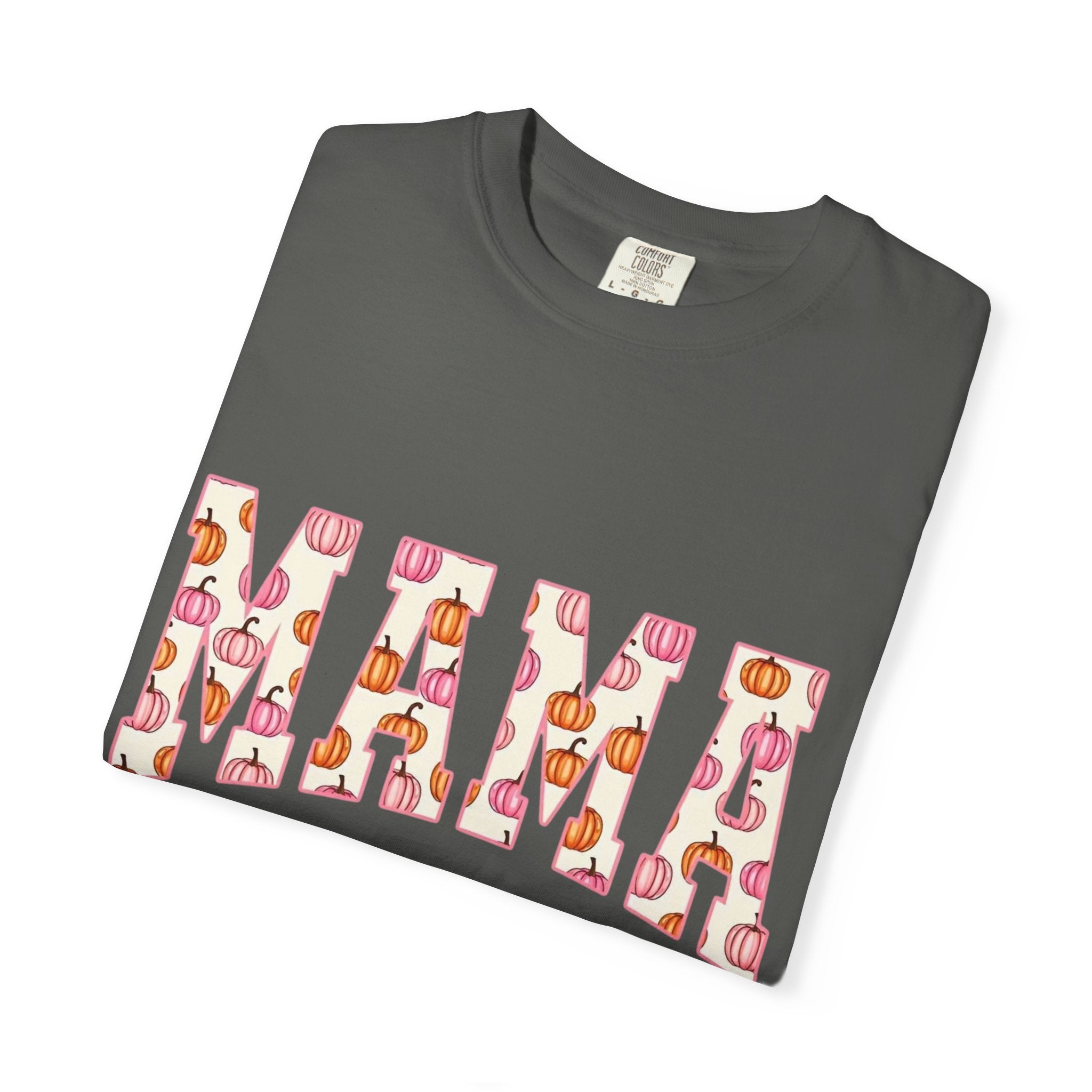 Pink Pumpkin Mama Varsity Tee