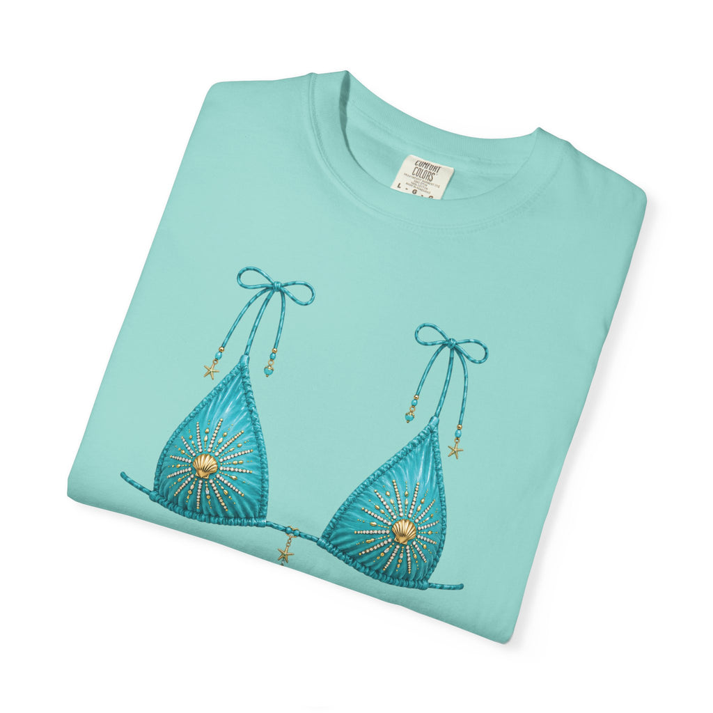 Coastal Cowgirl Bikini Graphic Tee | Comfort Colors 1717 | Beach Vacation Shirt | Summer Graphic Tee