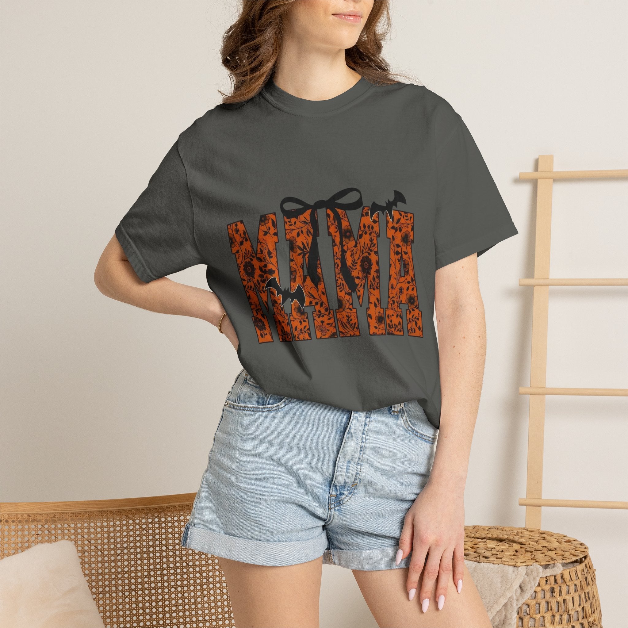 Autumn Floral Mama Halloween Tee