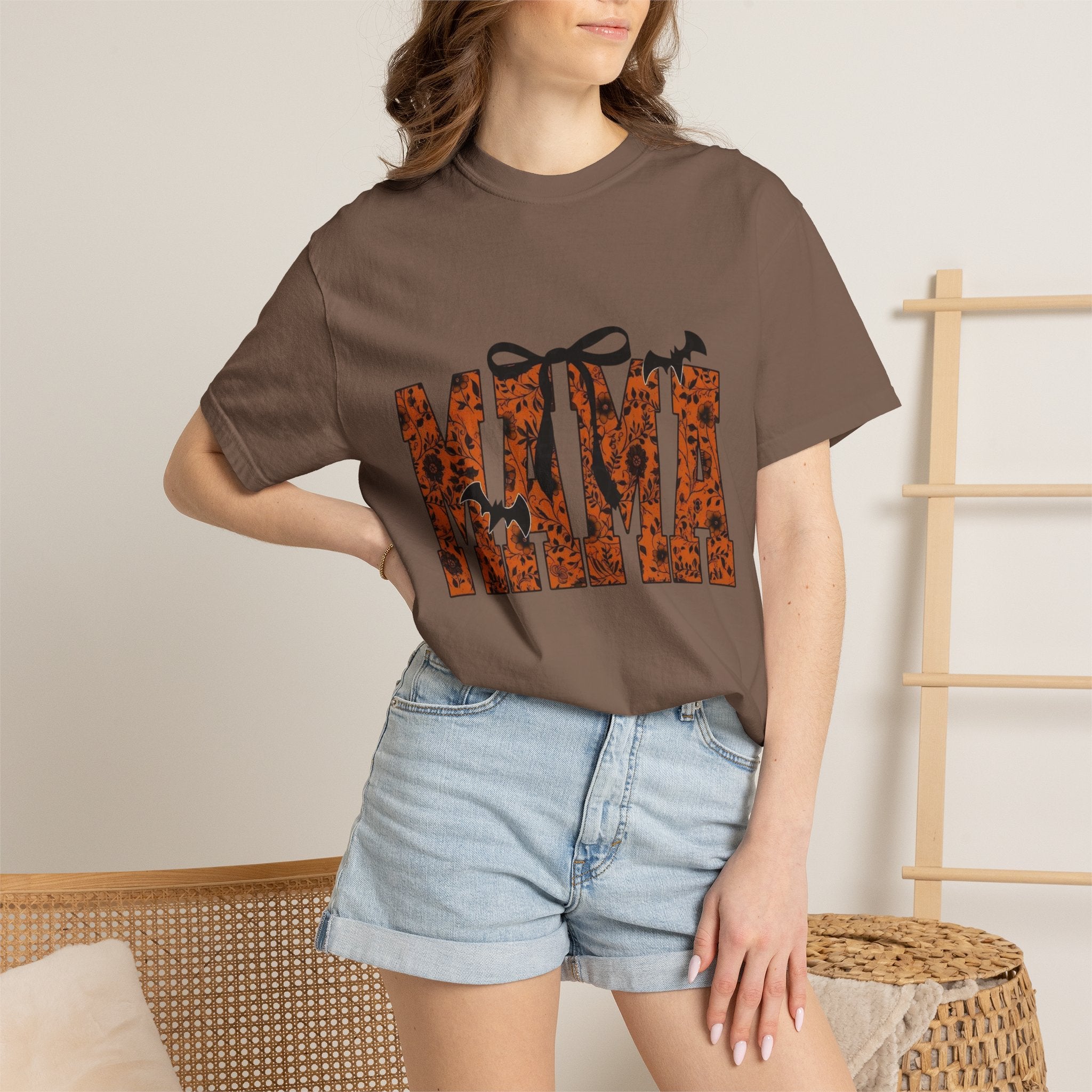 Autumn Floral Mama Halloween Tee