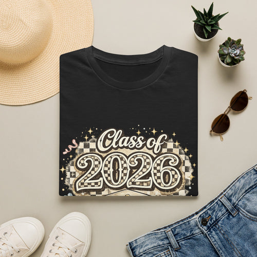 Class of 2026 Checkered Grad Tee