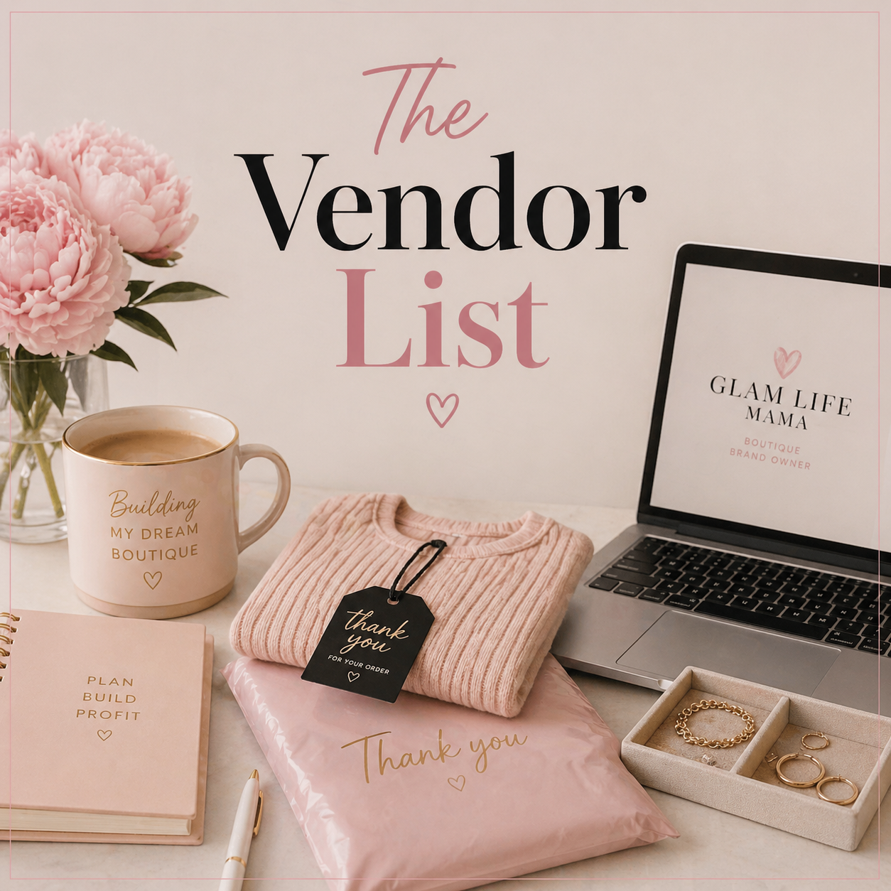 The Boutique Owner Vendor List