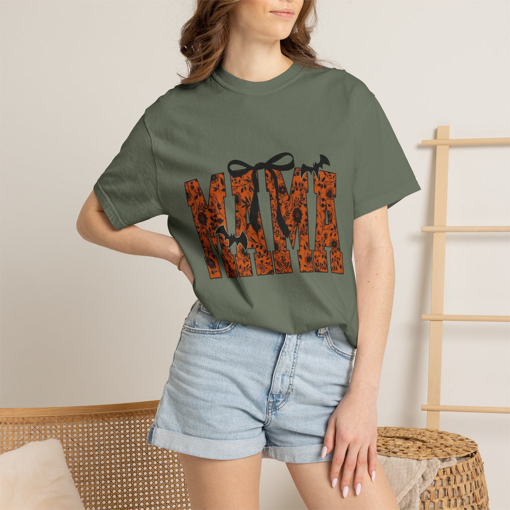Autumn Floral Mama Halloween Tee