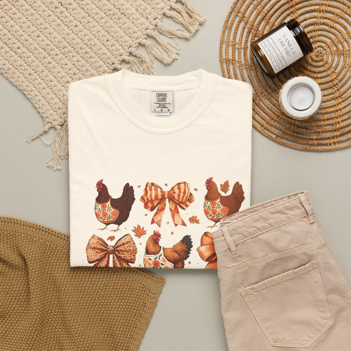 The Hen House Bows Tee 🐓