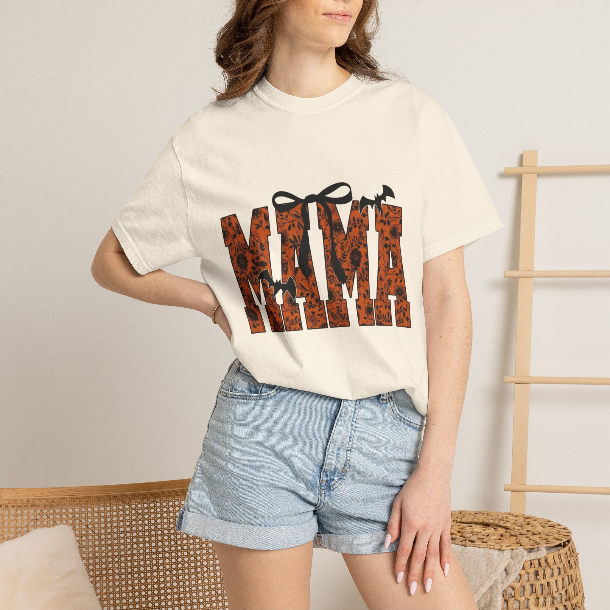 Autumn Floral Mama Halloween Tee