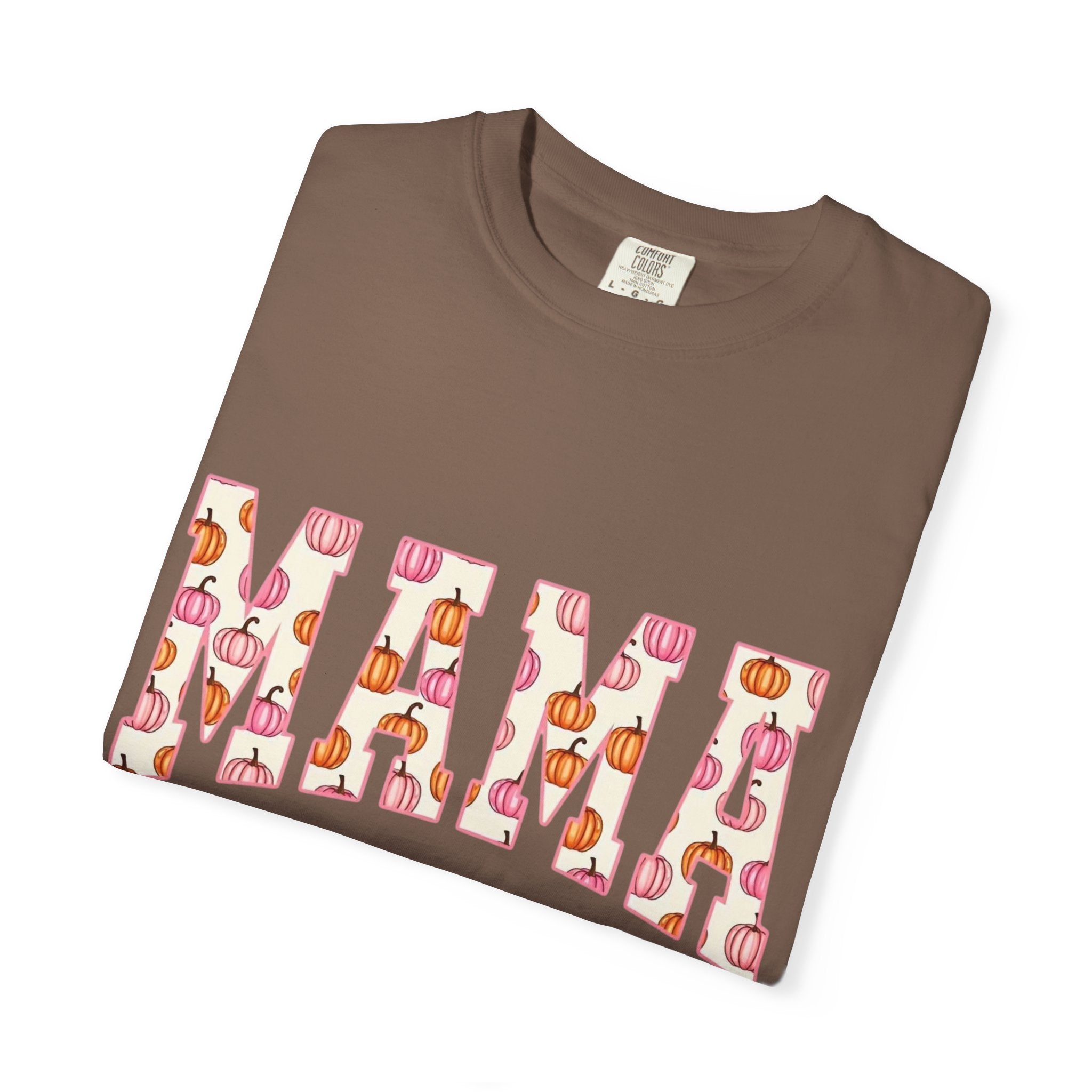 Pink Pumpkin Mama Varsity Tee