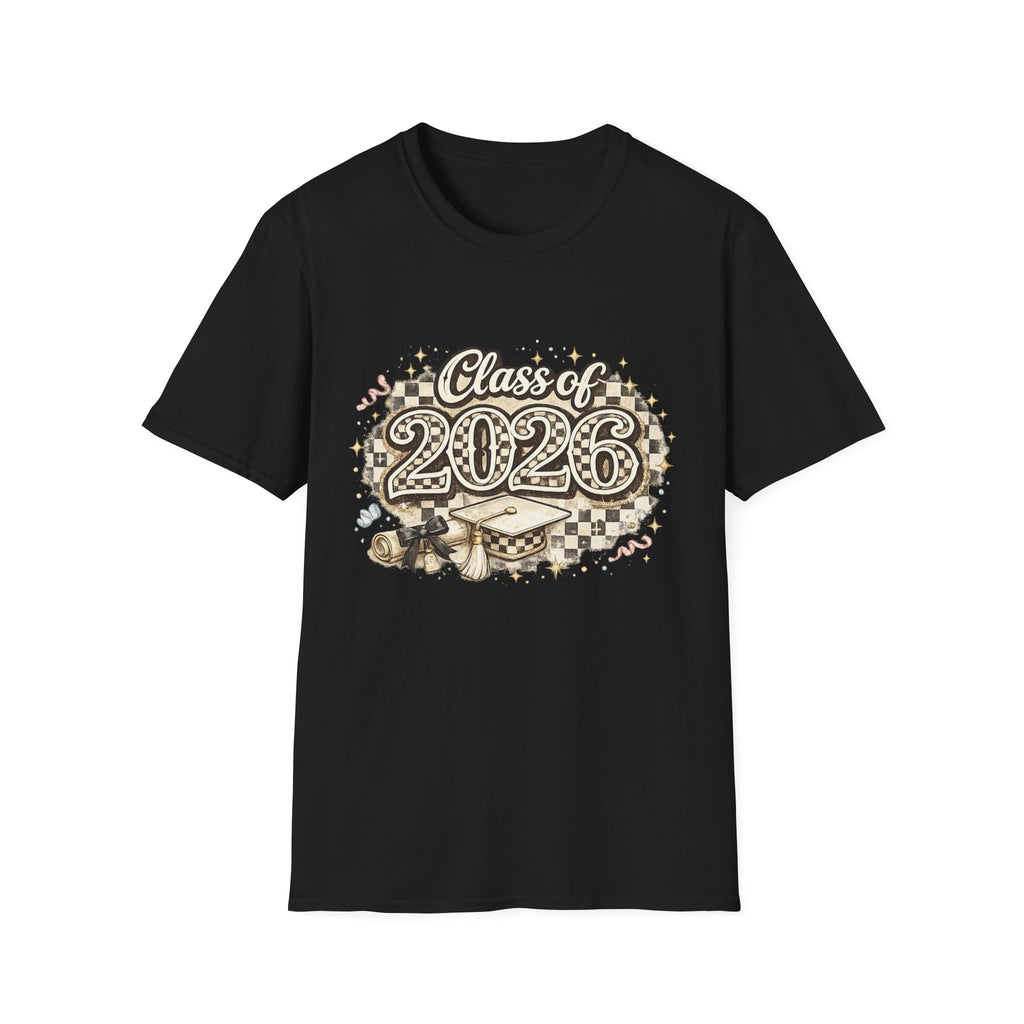 Class of 2026 Checkered Grad Tee