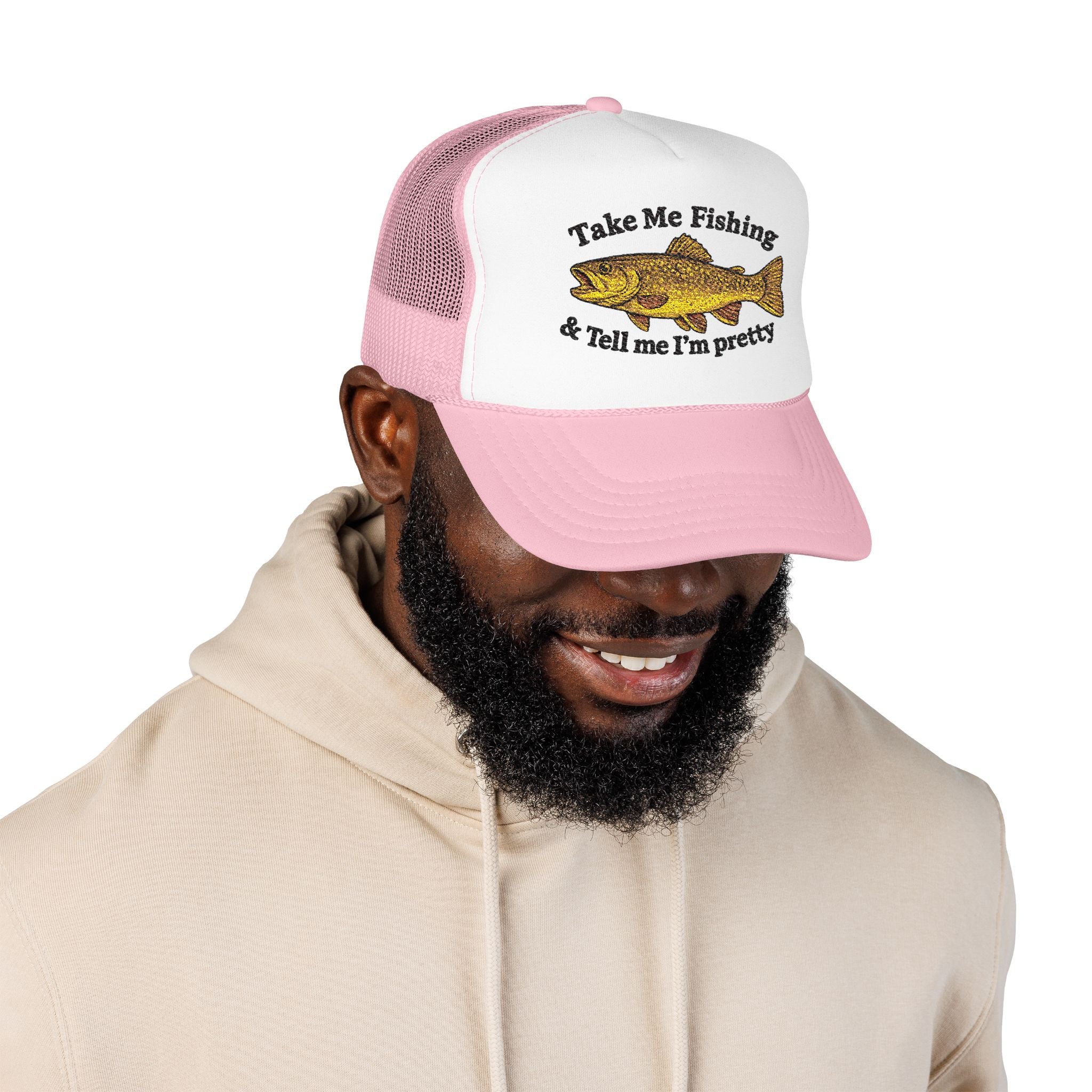 Take Me Fishing & Tell Me I’m Pretty Trucker Hat | Lake Life Foam Hat | Cute Outdoors Snapback