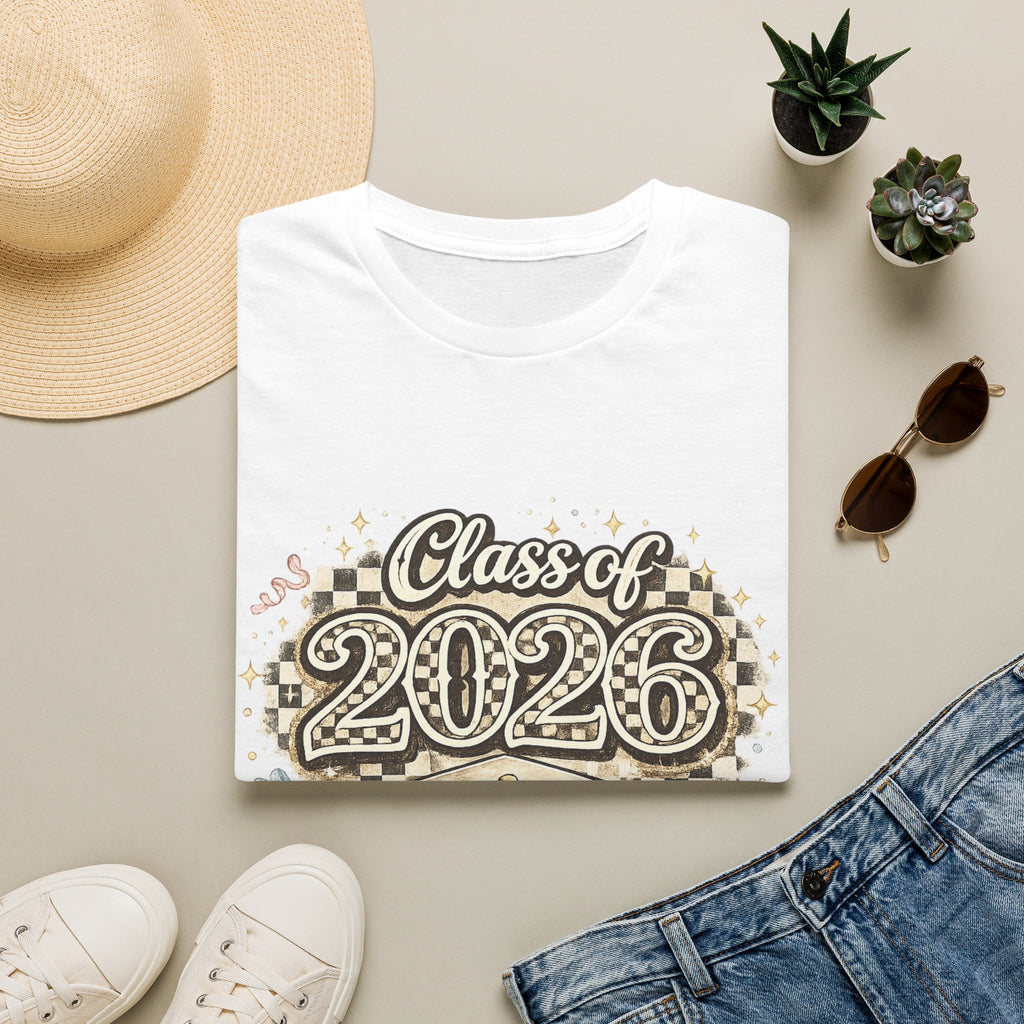 Class of 2026 Checkered Grad Tee