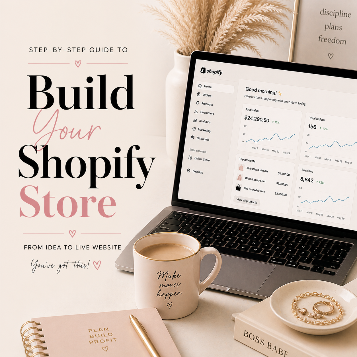 Build Your Boutique Website From Home